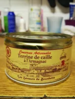 Terrine de caille à l'armagnac