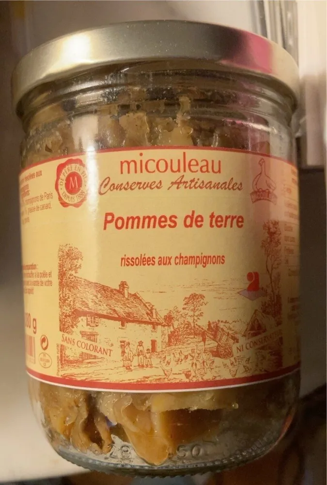 Pommes de terre rissolées aux champignons