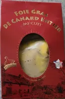 Foie gras de canard entier mi-cuit