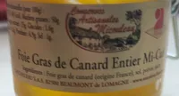 Foie Gras de Canard Entier Mi-Cuit