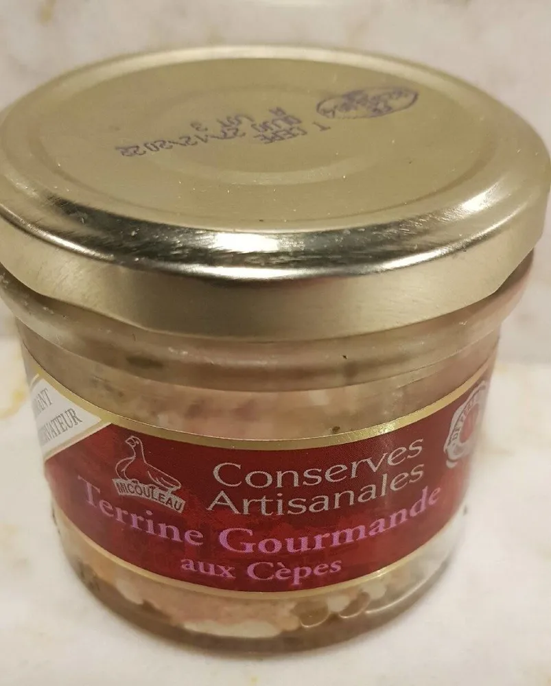 Terrine gourmande aux cèpes