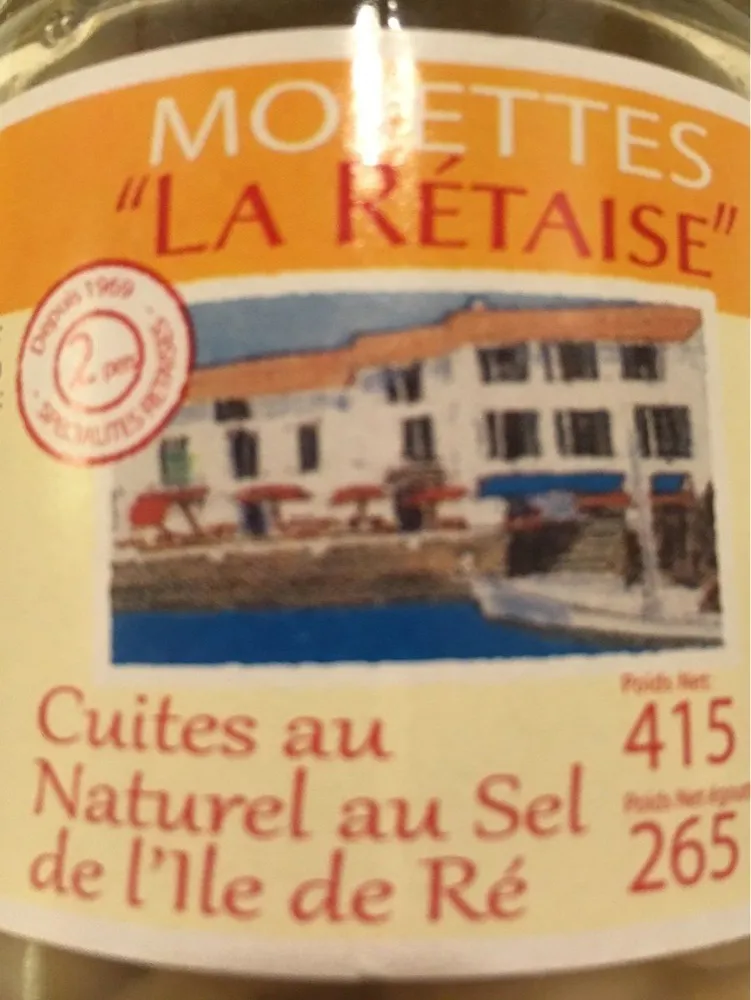 Mojettes "La Rétaise"