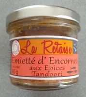 Emietté d'encornets aux épices tandoori