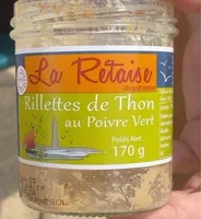 Rillettes de thon au poivre verr