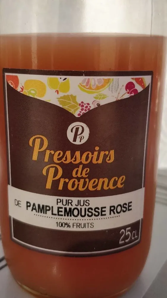 Pur jus de pamplemousse rose