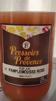 Pur jus de pamplemousse rose