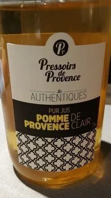 Pur jus de pomme de Provence clair