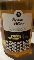 Pur jus de pomme de Provence clair