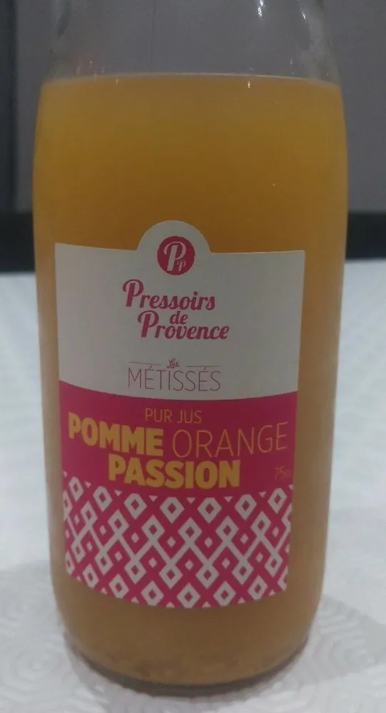 Pur jus pomme orange passion