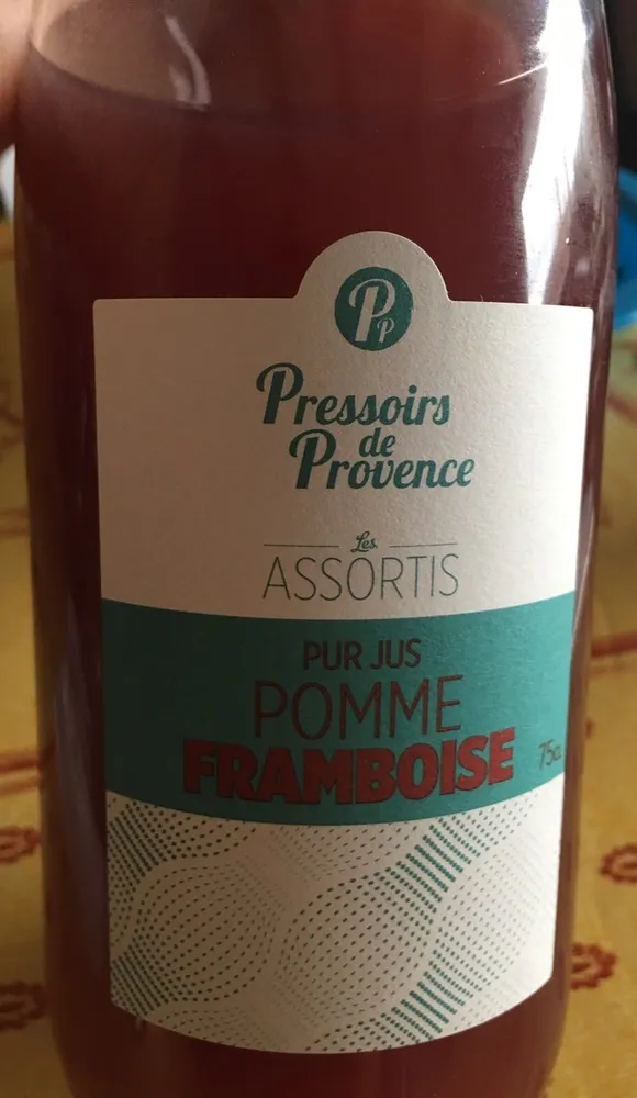 Pur jus pomme framboise