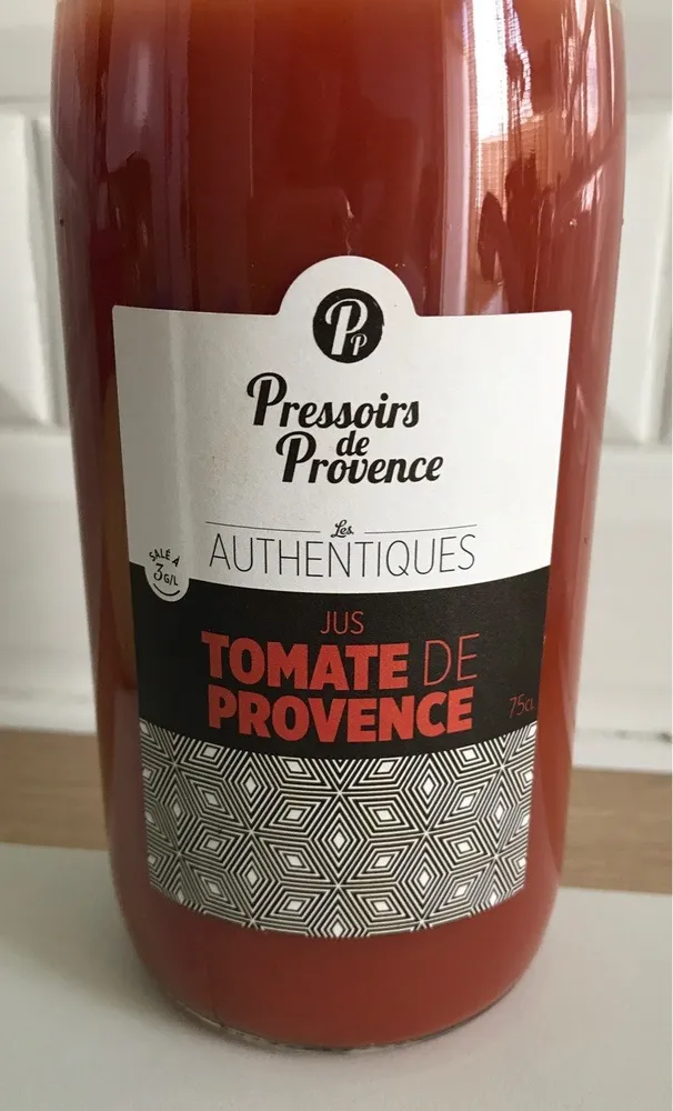 Jus de tomate de provence