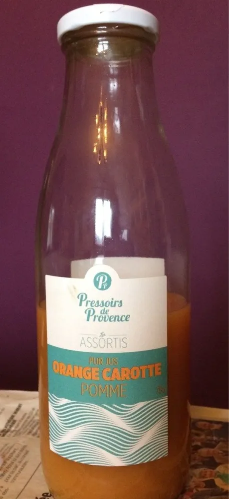 Pur Jus Orange Carotte Pomme