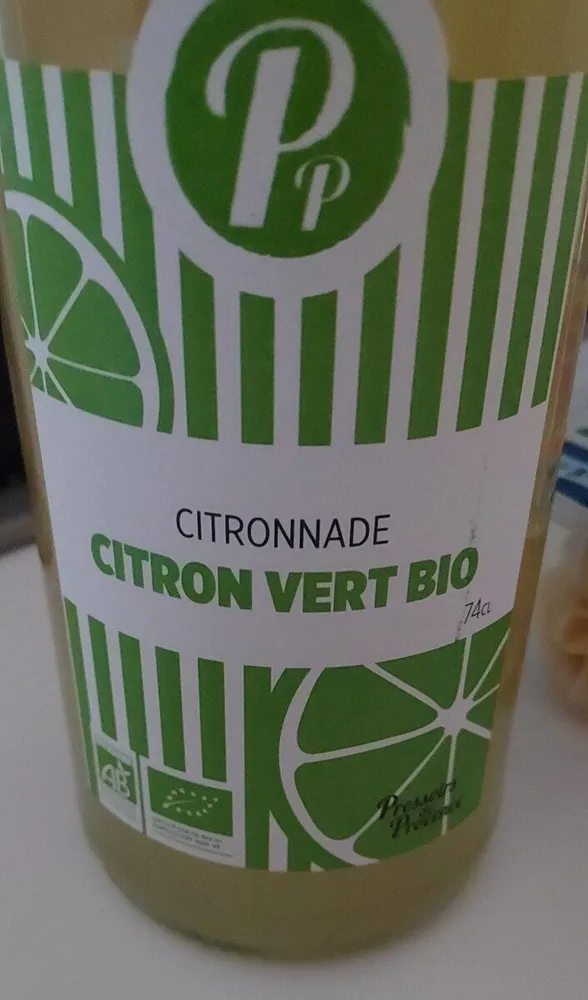 Citronnade citron vert bio