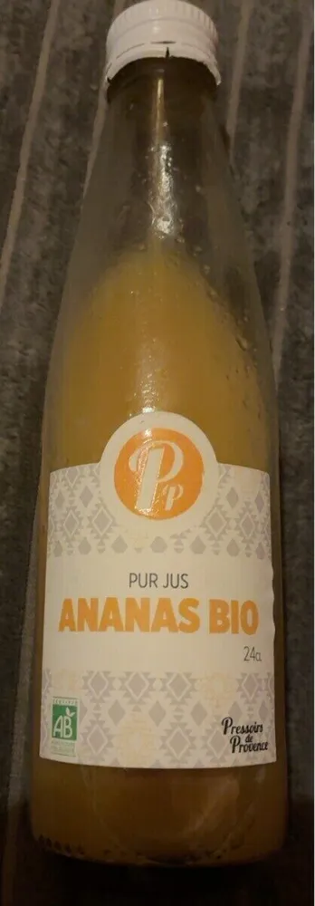 Pur jus d’ananas bio