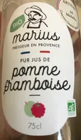 Pur jus de pomme framboise