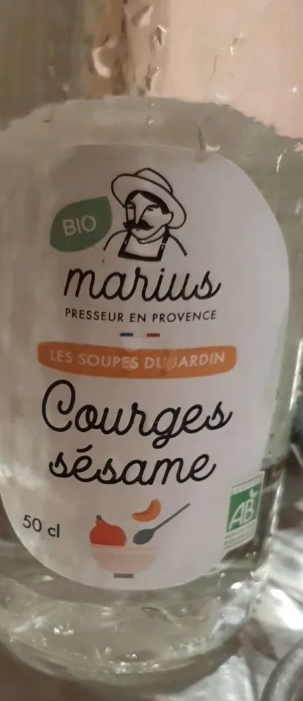 Soupe courges sésame