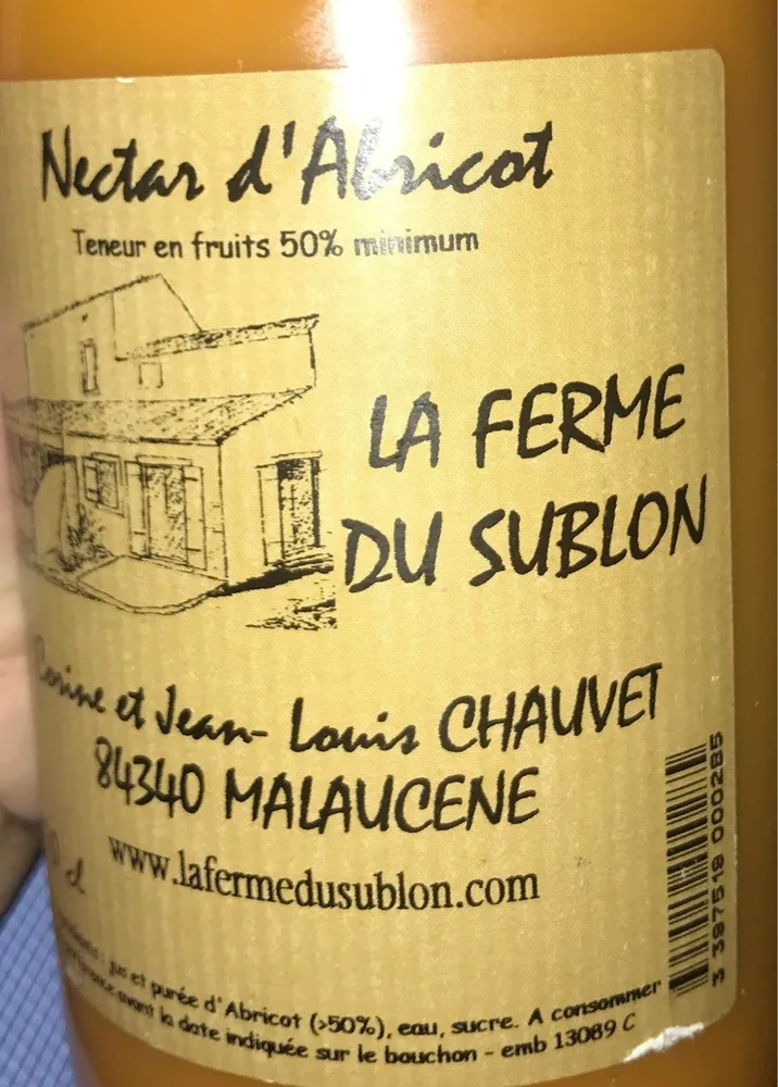 Nectar d’abricot