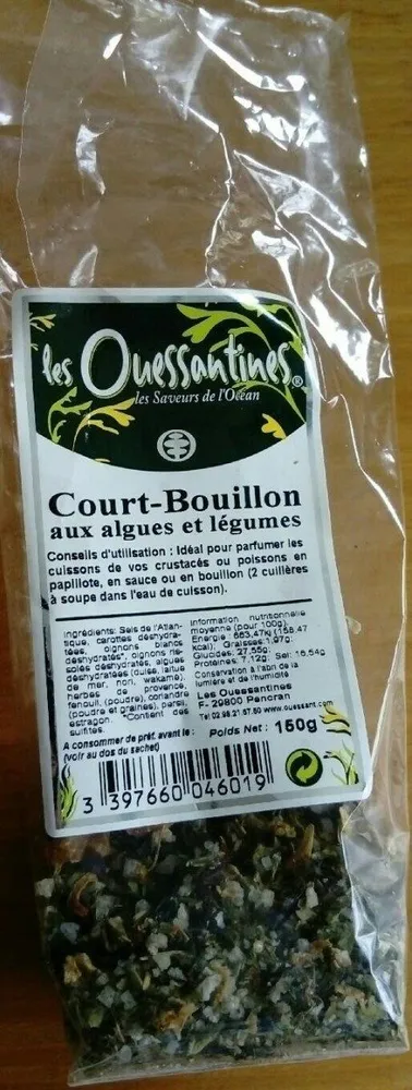 Court-bouillon aux algues et légumes