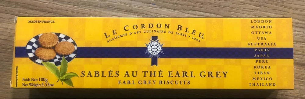 Sables au the earl grey