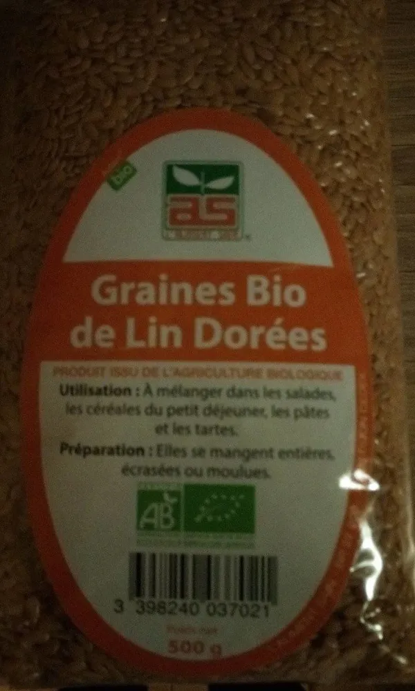 Graines Bio de Lin Dorées