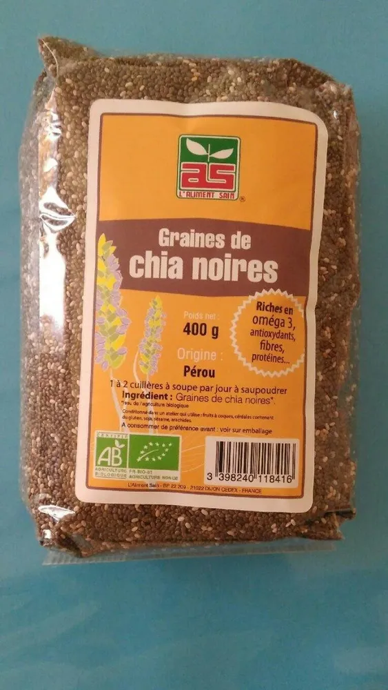 Graines de chia noires