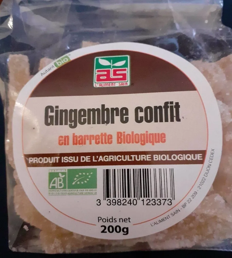 Gingembre confit