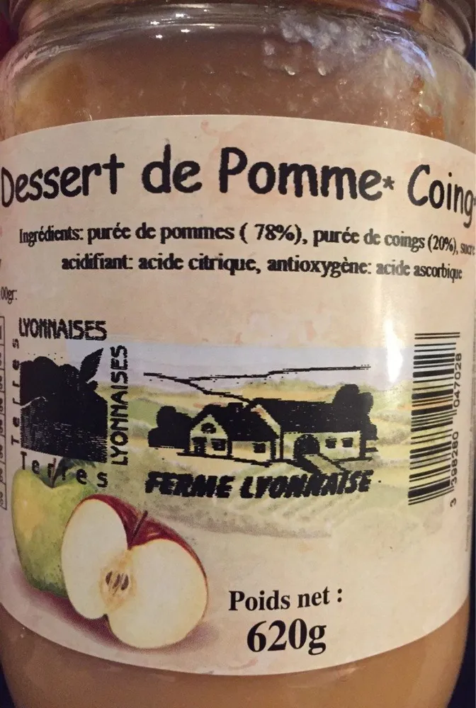 Dessert de pomme coing