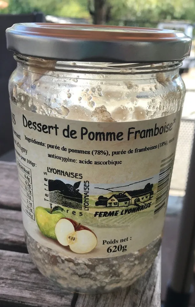 Dessert de Pomme Framboise