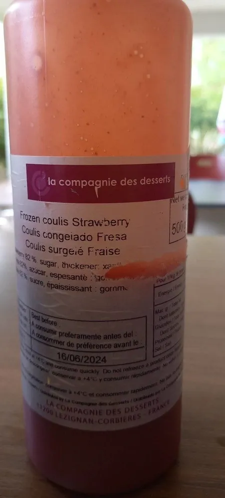 Coulis de fraise