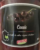 Préparation de fruits au cassis