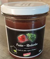 Confiture fraise-rhubarbe