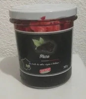 Préparation de fruits à la mûre