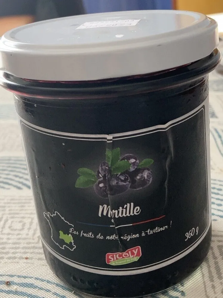 Preparation de fruits a la myrtille