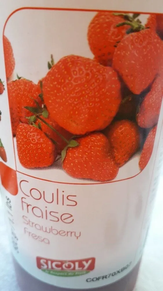 Coulis fraise