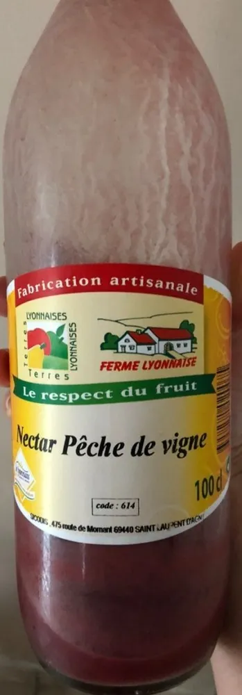 Nectar peche de vigne