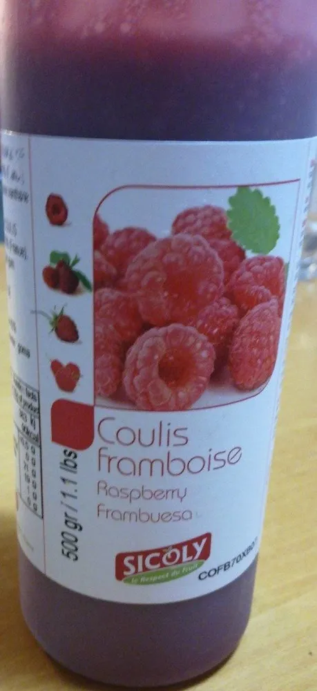 Coulis framboise