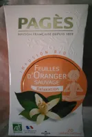 Infusion feuilles d'oranger sauvage