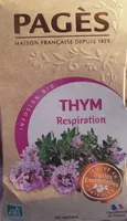 Infusion bio thym respiration