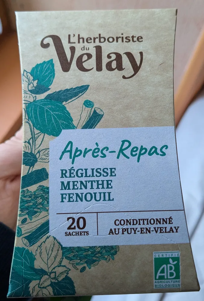 Après-Repas Réglisse Menthe Fenouil