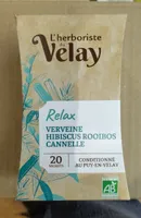 Tisane relax verveine hibiscus rooibos cannelle