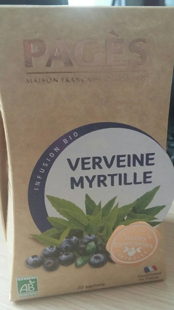 Infusion Bio Verveine Myrtille