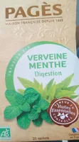 Infusion bio verveine menthe digestion