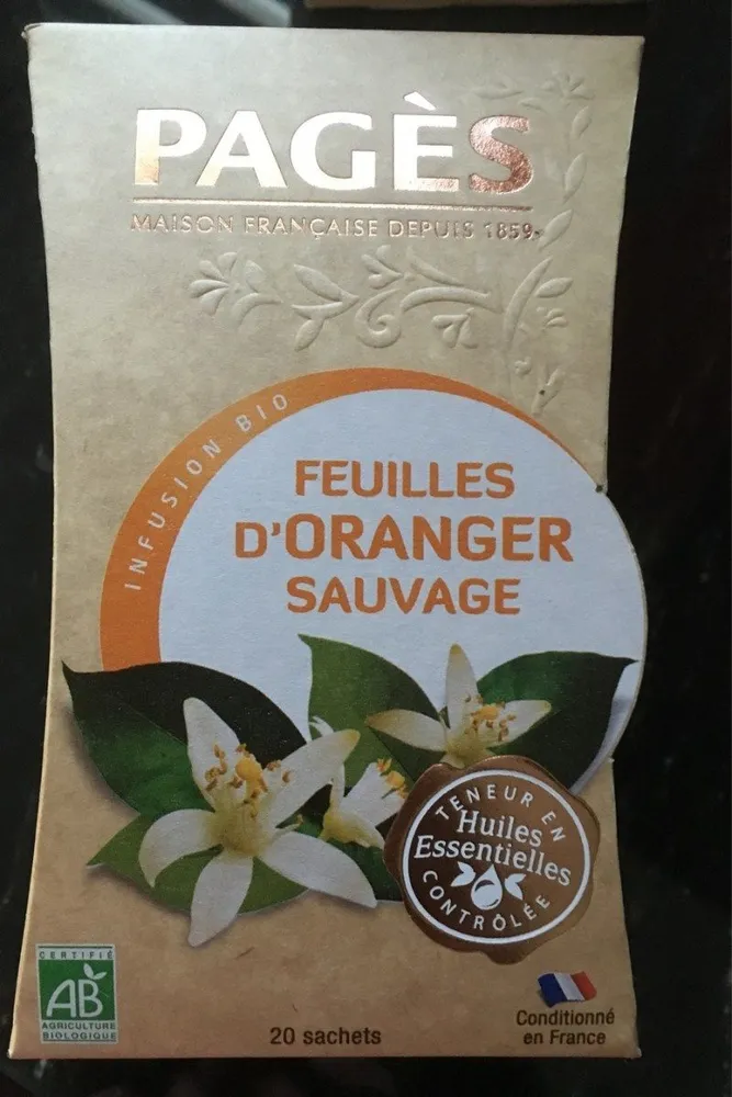 Infusion feuilles d oranger sauvage