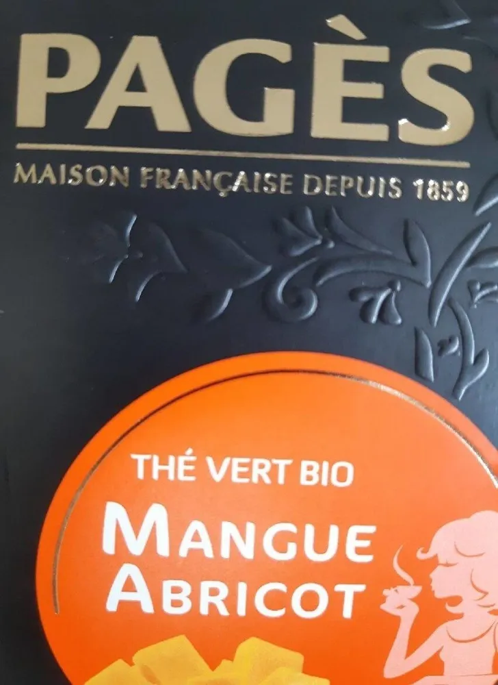 Epicerie/thé vert bio mangue abricot