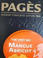 Epicerie/thé vert bio mangue abricot