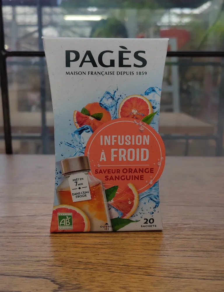 infusion froid orange sanguine