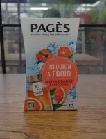 infusion froid orange sanguine