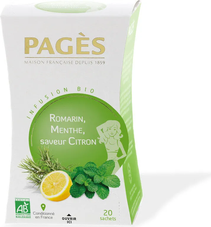 INFUSION ROMARIN MENTHE CITRON BIO