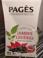 Tisane bio jambes légères