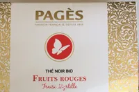 Thé Noir Bio Fruits Rouges, Fraise, Myrtille